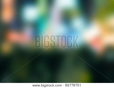 Colorful Gaussian Blur Of Gradient Background