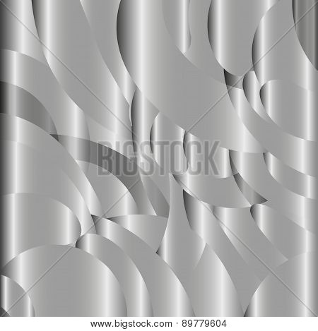 Metal silver iron pattern background vector