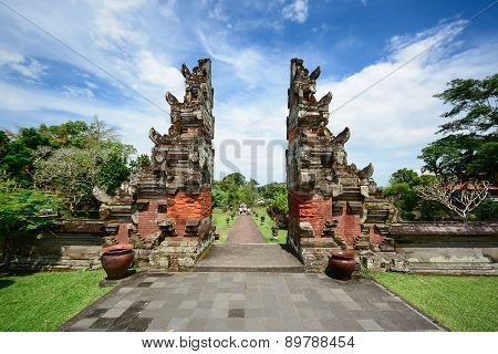 Taman Ayun Temple Gate, Bali Indonesia