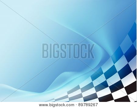 race flag waveing background vector illustration