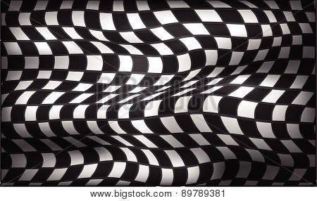race flag waving background vector illustration background