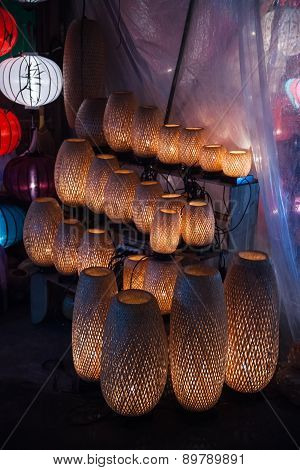 Night lanterns in old Hoi An town