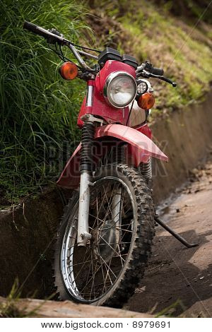 Motorrad von der Straße In Costa Rica