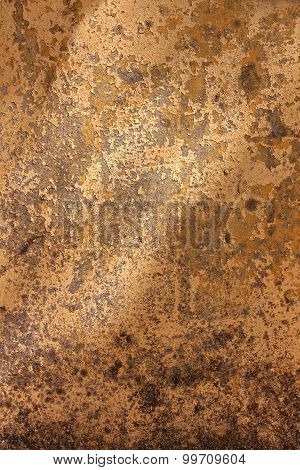 Concrete Wall With Peeling Light Paint