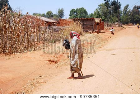 The Return At Home To Pomerini Village In Tanzania, Africa 697