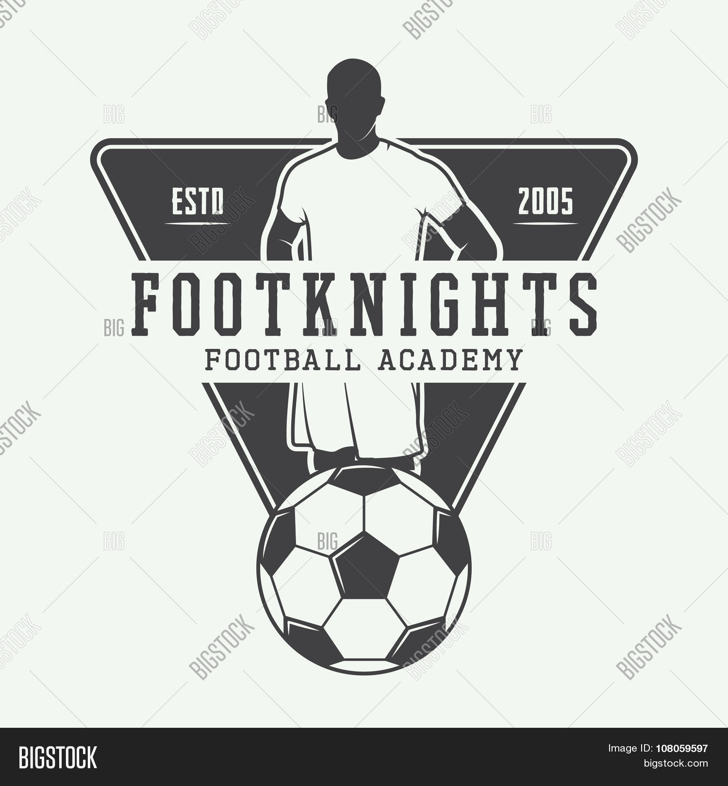 Vintage Soccer Vector & Photo (Free Trial) Bigstock