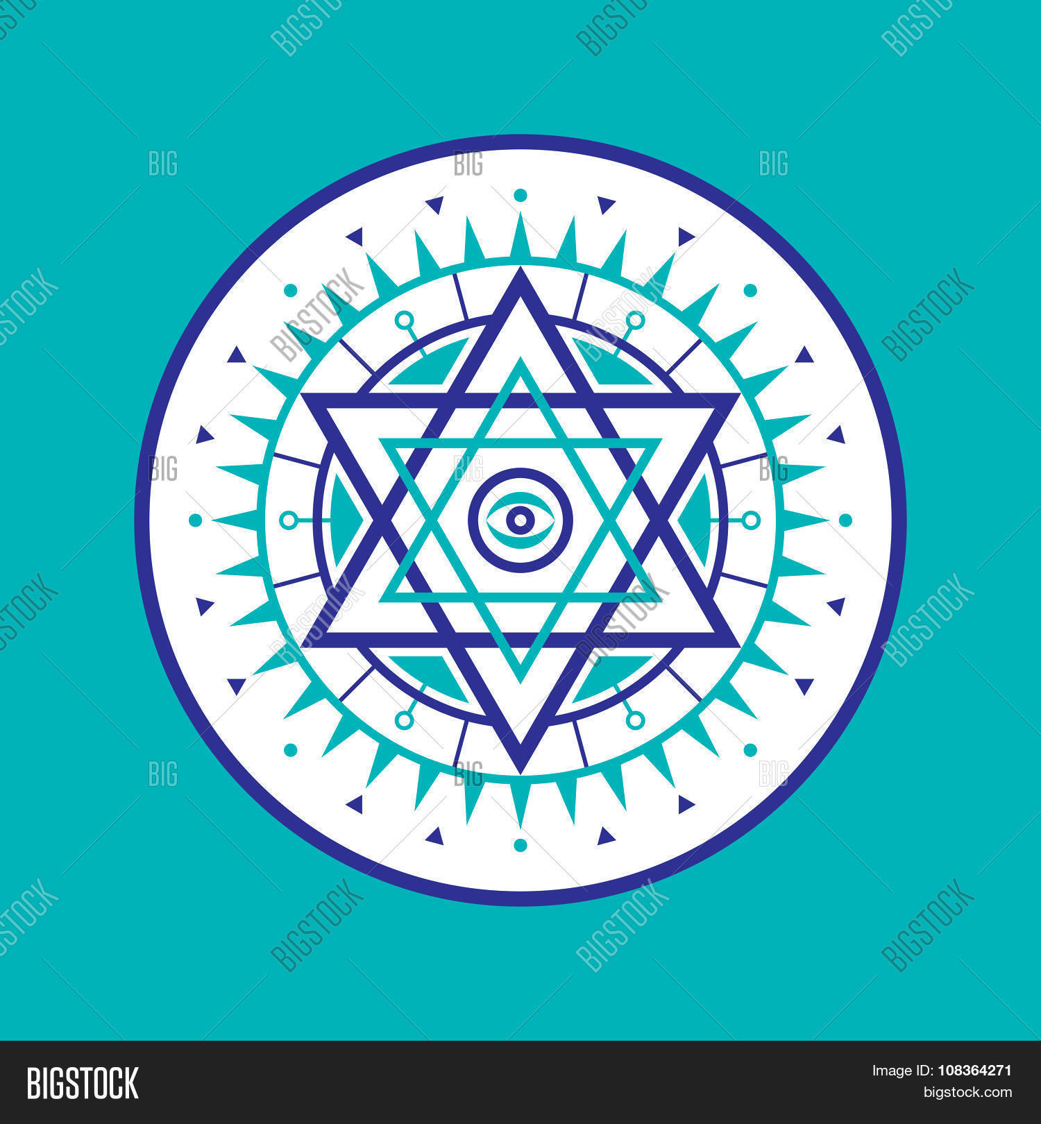 Sacred Geometry Sign Vector & Photo (Free Trial) | Bigstock