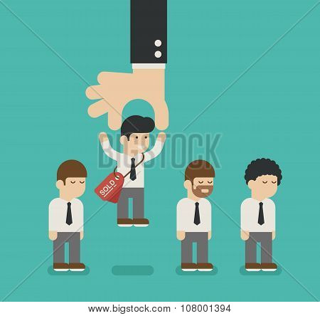 Choosing The Best Candidate Business Man