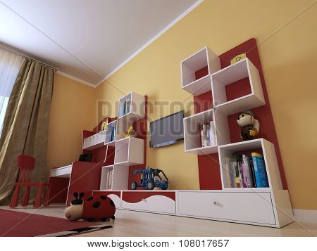 Childrens Room In A Modern Style