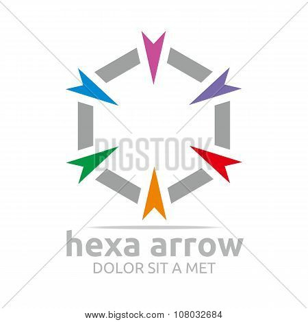 Logo Hexa Arrow