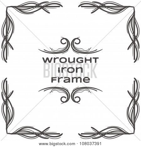 Wrought Iron Frame One