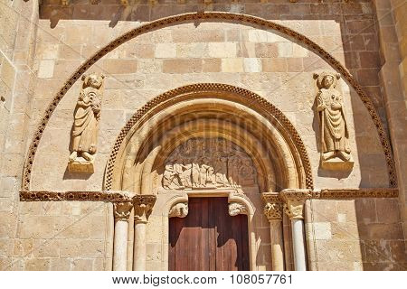 Leon San Isidoro church by the way of saint James at Castilla Spain