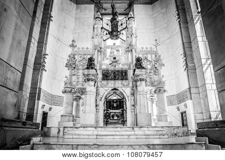 Sarcophagus Of Christopher Columbus In Santo Domingo