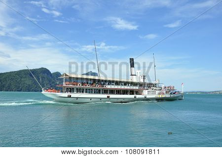 The Passenger Tourist Steam Boat.