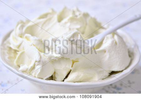 Fresh Homemade Mascarpone.
