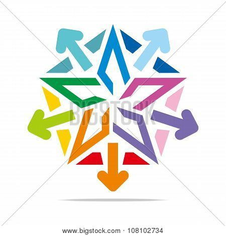 Logo Star Arrow design