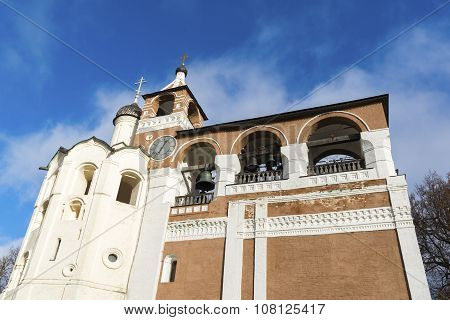 Belfry Saviour Euthymius monastery at  Suzdal was built in  16th century, the Golden Ring of Russia