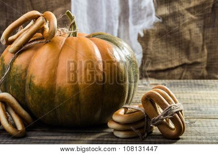 Pumpkin With Bunches Of Cracknels