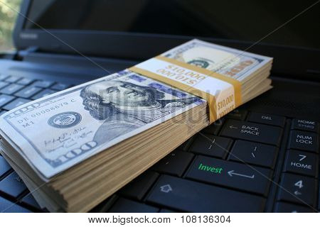 Pennies close up stock photo high quality