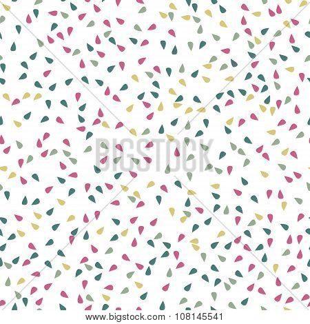 doodle seamless pattern of drops
