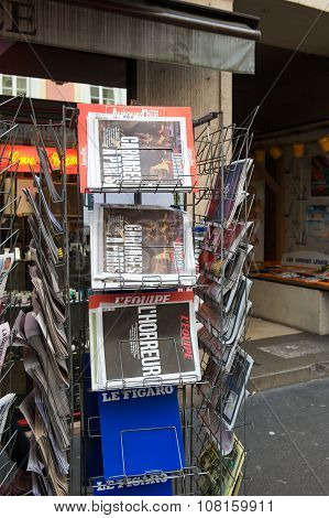 Front Covers Of International Newspaper