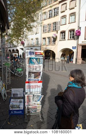 Front Covers Of International Newspaper