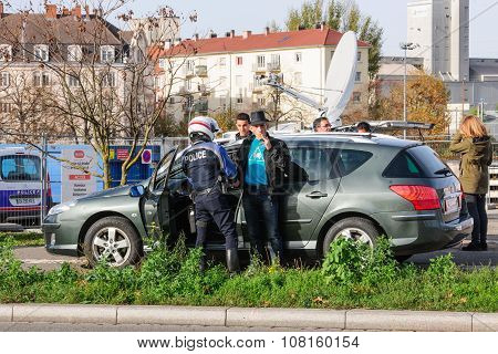 France Paris Attacks - Border Surveillance With Germany