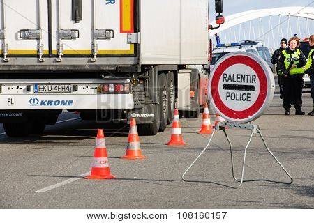 France Paris Attacks - Border Surveillance With Germany