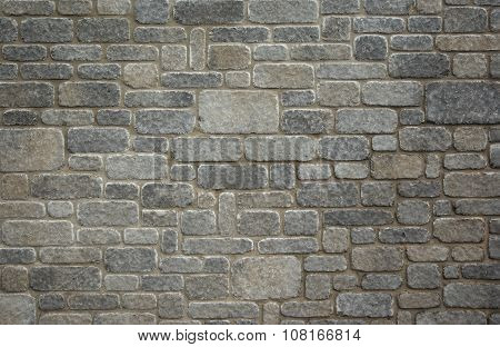gray brick wall rock random patern