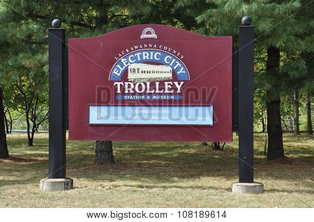 Electric City Trolley Museum in Scranton, Pennsylvania