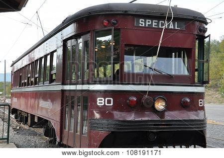 Electric City Trolley Museum in Scranton, Pennsylvania