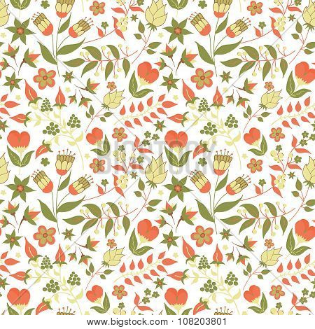 Floral seamless pattern
