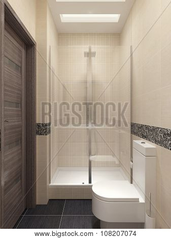 Guest Bathroom In A Modern Style