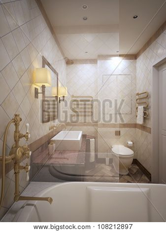 Bathroom In Provence Style