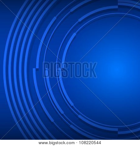 Blue Business Background Presentation Booklet Cover