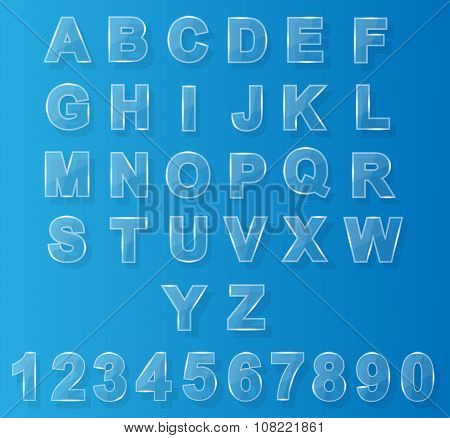 Alphabet Modern Glass new style 2016