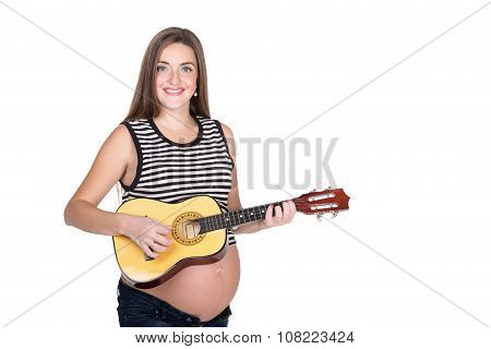 Pregnant With Guitar