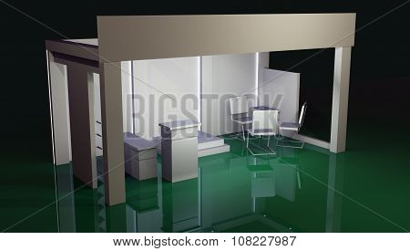 Empty Booth Space Trade