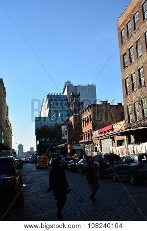 Whitney museum, High Line Manhattan on a sunny day
