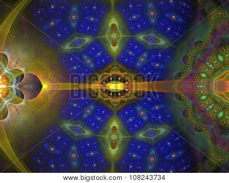Abstract Fractal Image