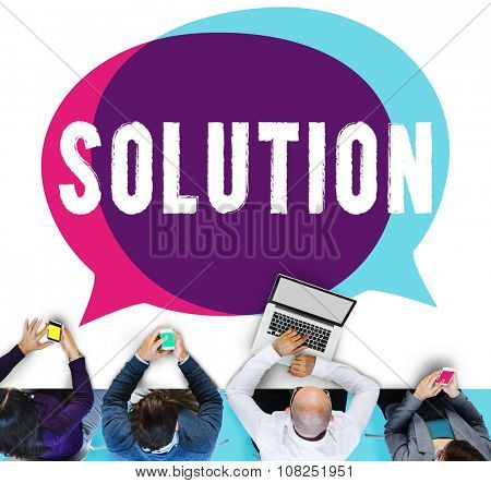 Solution Solving Problem Resolve Strategy Concept