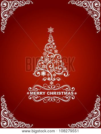 Abstract Christmas Card