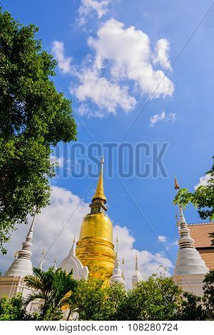 Wat Suan Dok (monastery) in Chiang Mai Thailand
