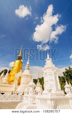 Wat Suan Dok (monastery) in Chiang Mai Thailand