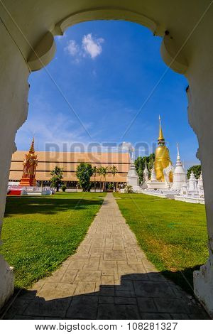 Wat Suan Dok (monastery) in Chiang Mai Thailand