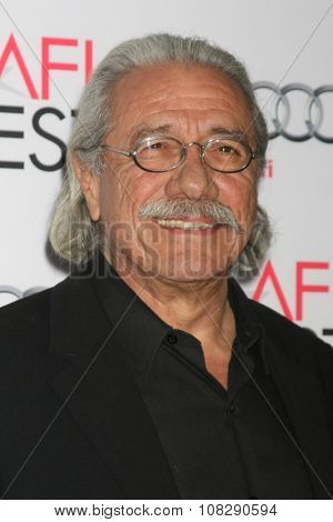 LOS ANGELES - NOV 12:  Edward James Olmos at the AFI Fest 2015 - Presented by Audi - The Big Short Gala Screening at the TCL Chinese Theater on November 12, 2015 in Los Angeles, CA