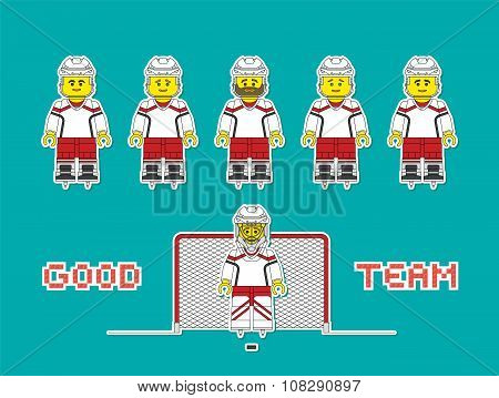 Hockey Team Constructor Style