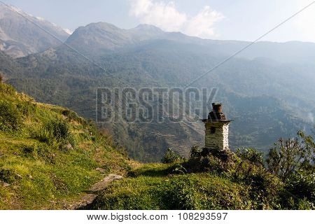 Trekking At Poon Hill in Nepal.