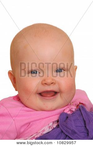 Smilende baby