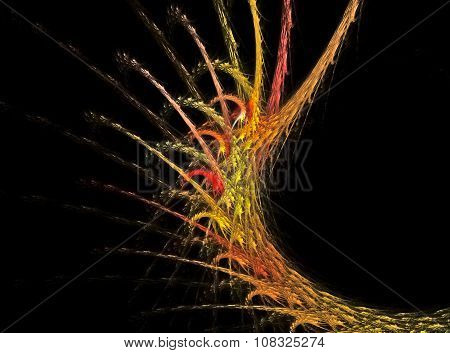 Surprised Centipede . Fractal